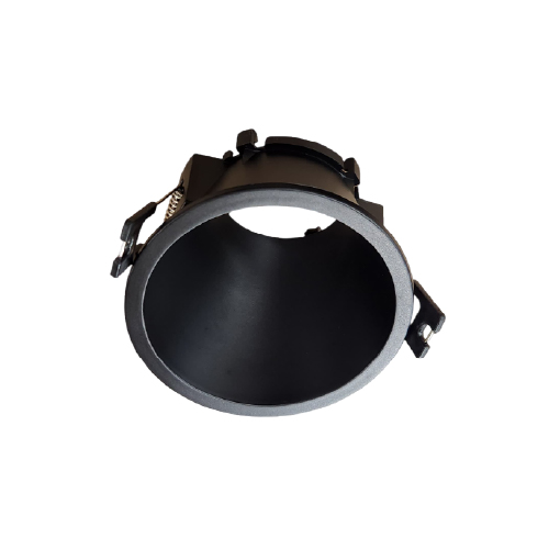 SPOT EMBUTIR GU10 REDONDO PLAST ALTO 5CM DIAM 9,5CM NEGRO          ASA1